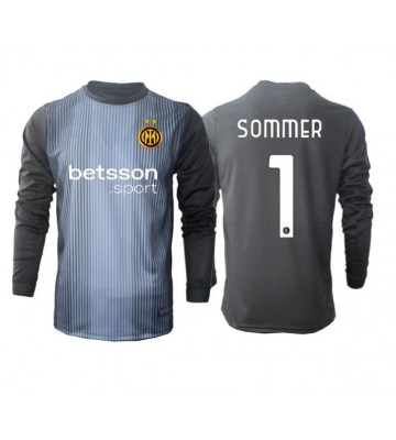 Inter Milan Yann Sommer #1 Målvakt Hemmatröja 2025-26 Långärmad